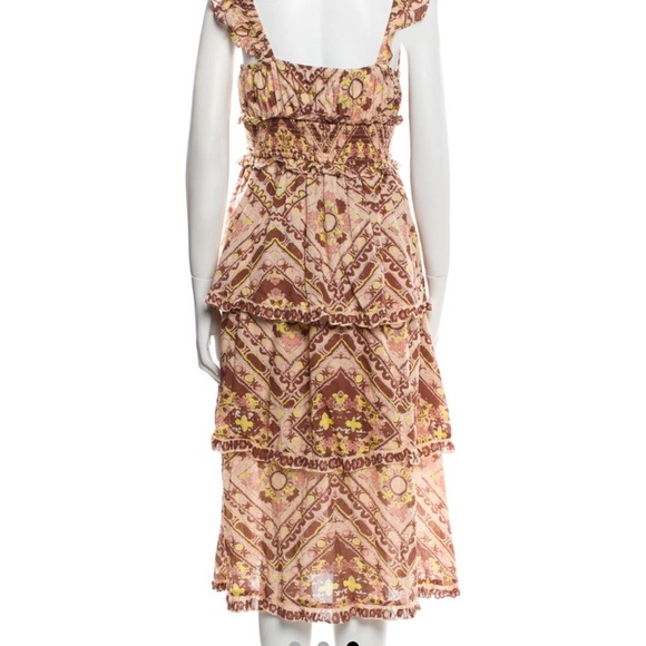 CLEOBELLA Stella ankle geo print midi dress size small - Picture 3 of 5